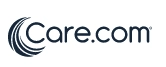 Care.com logo in dark blue circular design on white background