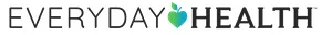 Everyday Health logo in black and teal text on white background