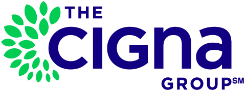 Cigna logo, one of the insurance plans accepted for mental health treatment at Connections Wellness Group